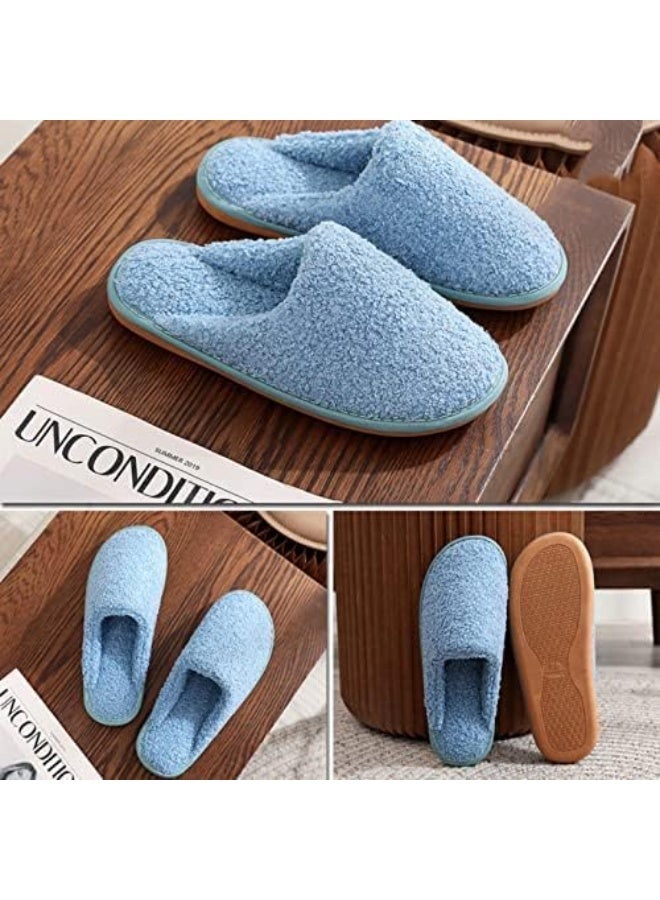 حذاء المنزل رغوة الذاكرة حذاء إصبع القدم المغلقة الدافئة في الهواء الطلق مريحة المنزل الأحذية للرجال والنساء (اللون: 3، الحجم: 45-46) - Image 3